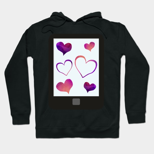 Kindle Love emotional support Hoodie by F-for-Fab